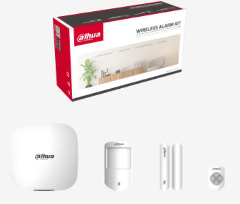 طقم إنذار Dahua لاسلكي بتردد 868MHz واتصال 2G موديل DHI-ART-ARC3000H-03-GW2(868)