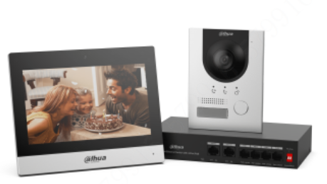 طقم إنتركم Dahua IP للفلل بشاشة 7 بوصة موديل DHI-KTP01 Pro