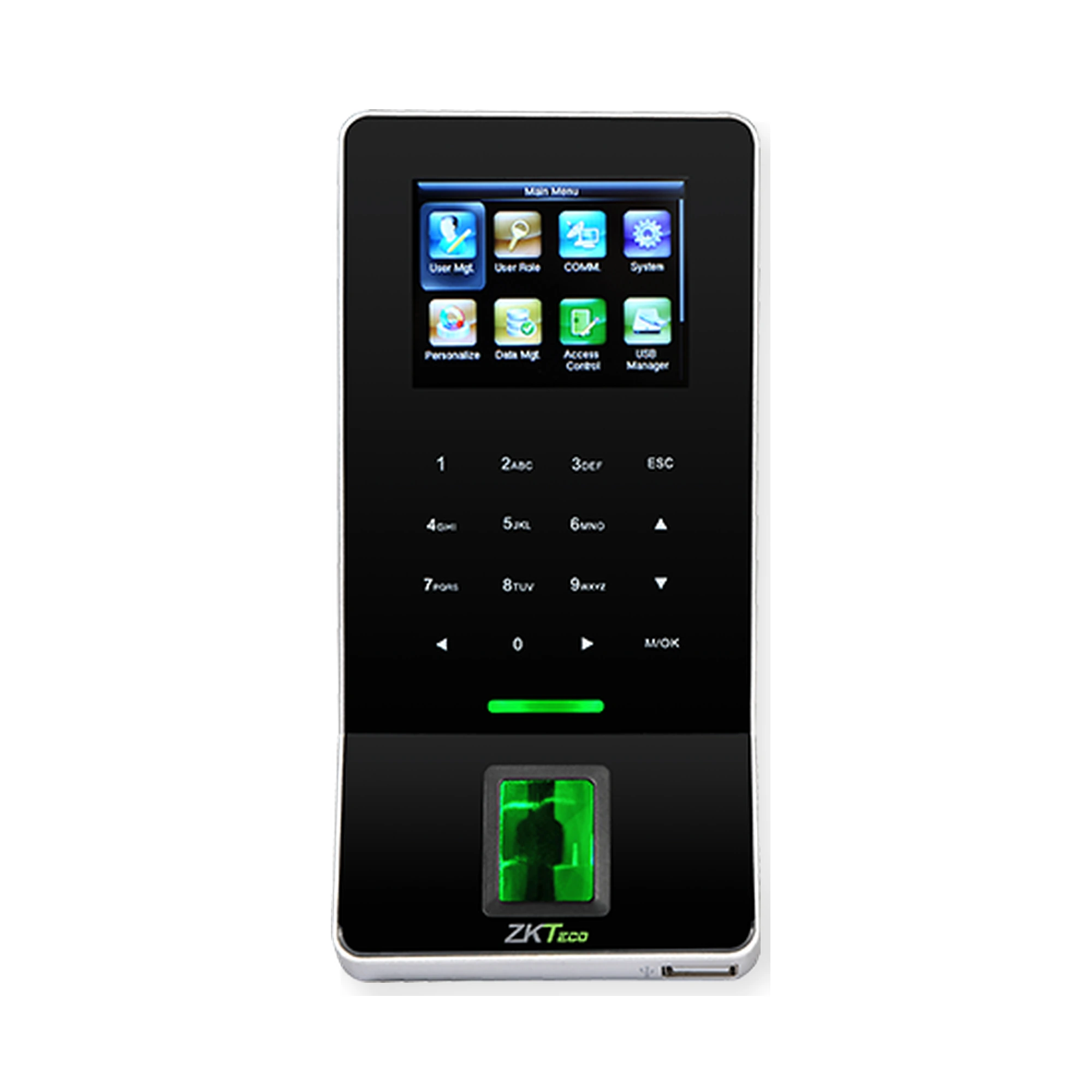 ZKTeco F22 fingerprint terminal front view
