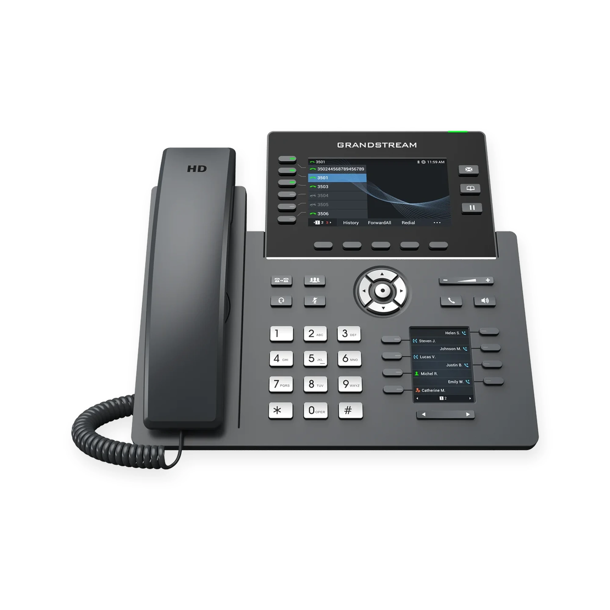 Grandstream GRP2616 6-Line Dual-Screen Professional IP Phone